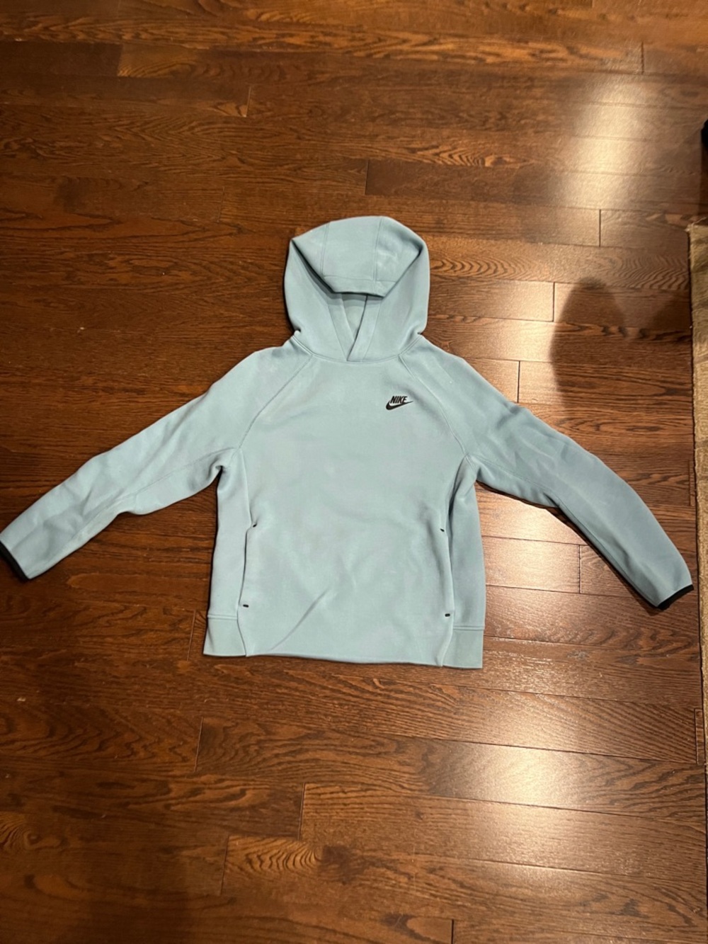 Nike Tech Kids Pale Blue Hooded Sweatshirt
